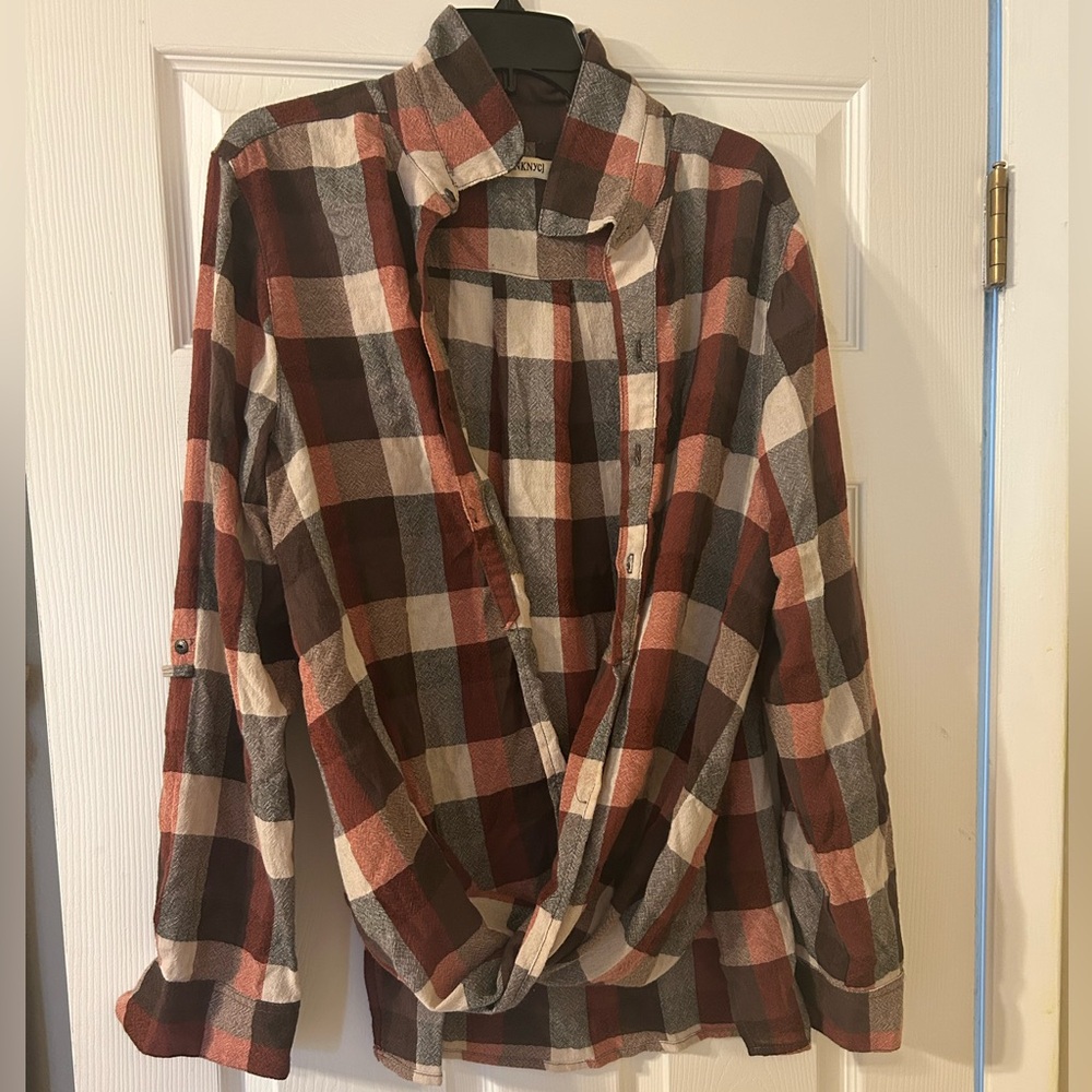 Blanknyc flannel top